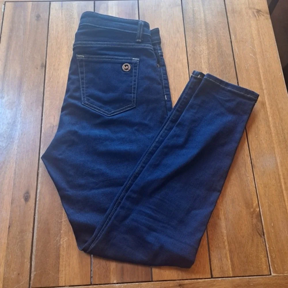 Michael Kors Women Dark Wash Skinny‎ Jeans Size 10